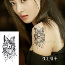 Load image into Gallery viewer, Waterproof Animal Temporary Tattoo Sticker Wolf Modern Tatoo Foot Neck Luxury Tattoos For Men Women