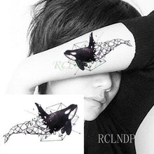 Load image into Gallery viewer, Waterproof Animal Temporary Tattoo Sticker Wolf Modern Tatoo Foot Neck Luxury Tattoos For Men Women