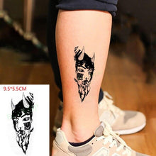 Load image into Gallery viewer, Waterproof Animal Temporary Tattoo Sticker Wolf Modern Tatoo Foot Neck Luxury Tattoos For Men Women