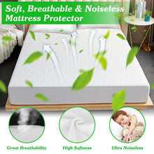 将图片加载到图库查看器,Waterproof Breathable Soft Cotton Mattress Protector