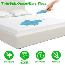 将图片加载到图库查看器,Waterproof Breathable Soft Cotton Mattress Protector