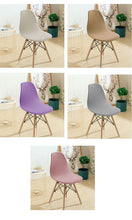 Load image into Gallery viewer, Waterproof Chair Cover for Shell Chair Washable Removable Armless Shell Seat Cover Banquet Home Modern Style for Kitchen Dining Room Chair Slipcovers Dining Chair Covers Parsons Chair Slipcover Stretch Chair Covers For Dining Room