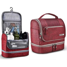 Load image into Gallery viewer, Waterproof Hanging Travel Toiletry Bag for Men and Women