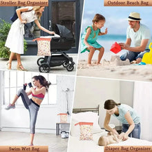 Load image into Gallery viewer, Waterproof Reusable Wet Bag Wet Dry Bags For Cloth Diapers & Breast Pump Parts