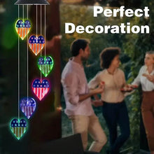 将图片加载到图库查看器,Waterproof Solar Wind Chime Light