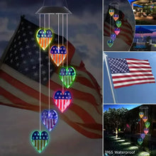 将图片加载到图库查看器,Waterproof Solar Wind Chime Light