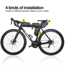 将图片加载到图库查看器,Waterproof Top Tube Bicycle Bag Hard Shell Bike Bag Stable Cycling Frame Bag Bike Accessories For Road Bike Bag Bike Top Tube Bag Bike Frame Bag Waterproof Stable Bicycle Frame Bag Bicycle Bag Professional Cycling Accessories