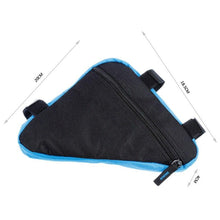 Load image into Gallery viewer, Waterproof Triangle Cycling Bicycle Bags Front Tube Frame Bag Mountain Bike Triangle Pouch Frame Holder Bag Bike Storage Frame Bag Bicycle Front Tube Triangle Water Resistant Cycling Pack Strap On Pouch Bike Accessories Tool Accessible Storage Bag