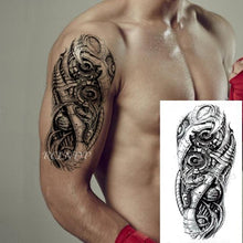 Load image into Gallery viewer, Waterproof Womens Temporary Sticker Tattoo Flower Rose Realistic Sketches For Arm Hand