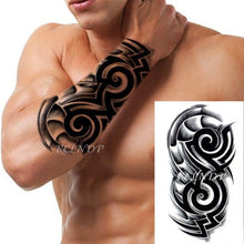 Load image into Gallery viewer, Waterproof Womens Temporary Sticker Tattoo Flower Rose Realistic Sketches For Arm Hand