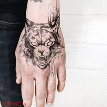 Load image into Gallery viewer, Waterproof Womens Temporary Sticker Tattoo Flower Rose Realistic Sketches For Arm Hand