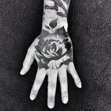 Load image into Gallery viewer, Waterproof Womens Temporary Sticker Tattoo Flower Rose Realistic Sketches For Arm Hand
