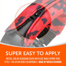 Load image into Gallery viewer, WC BandZ V2 Protective Headband Cover For ATH M Series Headphones