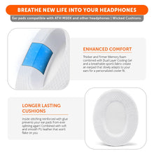 Load image into Gallery viewer, WC FreeZe - Hybrid Cooling Gel Infused Ear Pads for ATH M50X