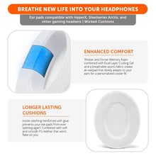 Load image into Gallery viewer, WC FreeZe - Hybrid Cooling Gel Infused Gaming Earpads