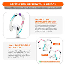 Load image into Gallery viewer, WC HookZ - Over Ear Hooks for Airpods Pro 1, 2 & Airpods 1, 2, 3