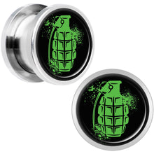 将图片加载到图库查看器,Green Grenade Steel Screw Fit Plug Set 1/2
