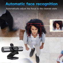 Load image into Gallery viewer, Webcam 1080P Full HD Autofocus Web Camera With Speaker Microphone USB Cam for PC Computer Laptop Video Calling Work Gaming 3D Noise Reduction
