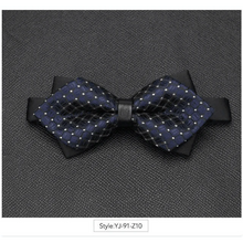 将图片加载到图库查看器,Wedding Men Butterfly Bowtie Formal Bow Ties Beautiful Printed Men Luxury Adjustable Business Bowties