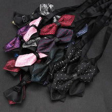 将图片加载到图库查看器,Wedding Men Butterfly Bowtie Formal Bow Ties Beautiful Printed Men Luxury Adjustable Business Bowties