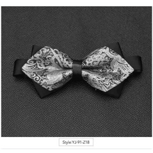 将图片加载到图库查看器,Wedding Men Butterfly Bowtie Formal Bow Ties Beautiful Printed Men Luxury Adjustable Business Bowties