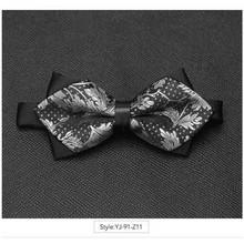 将图片加载到图库查看器,Wedding Men Butterfly Bowtie Formal Bow Ties Beautiful Printed Men Luxury Adjustable Business Bowties
