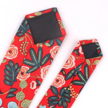 Load image into Gallery viewer, Wedding Men Floral Tie Skinny Cotton Casual Neck Tie Elegant Neckties Flower Print Fashionable Design