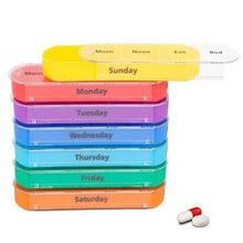 将图片加载到图库查看器,Weekly Pill Organizer Dispenser Box