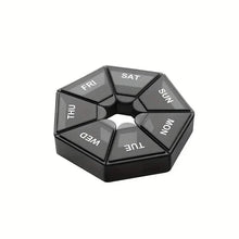 将图片加载到图库查看器,Weekly Rainbow Pill Box - 7-Grid Thickened Pill Storage Box