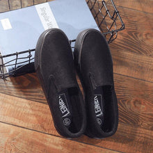 Load image into Gallery viewer, White Couple Canvas Women Espadrilles Shoes Womens Flats Women Running Breathable White Casual Slip On Flats Comfortable Walking Casual Simple Espadrilles