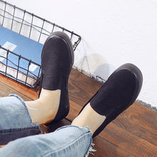 Load image into Gallery viewer, White Couple Canvas Women Espadrilles Shoes Womens Flats Women Running Breathable White Casual Slip On Flats Comfortable Walking Casual Simple Espadrilles