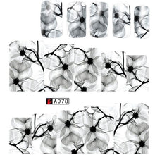 Load image into Gallery viewer, White Embossed Flower Lace Sticker Decal Wedding Nail Art Designs Floral Butterfly Japanese Manicures Nail Decoration Metallic Curve Strip Line Nail Decal Self-Adhesive 3D Wave Design Decoration for Women Girls Adhesive Striping Tape Nail Art Stickers