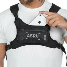 将图片加载到图库查看器,White Fashion Men Lightweight Chest Bag Running Pack For Workouts Running Phone Holder With Extra Storage Minimalist Design