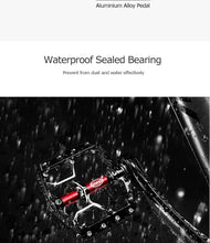将图片加载到图库查看器,Wide Flat Mountain Road Cycling Bicycle Bike Pedal 3 Sealed Bearings 9/16 in Aluminum With Removable Antiskid Cleats Mountain Bike Pedal Platform Flat Bicycle Pedals Aluminum Alloy Non-Slip Metal Bike Pedals With 3 Bearings For Road