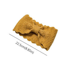 Load image into Gallery viewer, Wide Knitted Headband Bows Knotted Winter Women Turban Hair Accessories For Girls Lady Soft Knitting Winter Headbands Gorgeous Hair Accessories For Women