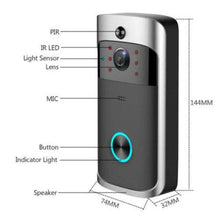 Load image into Gallery viewer, WiFi Wireless Video Doorbell Two-Way Talk Smart PIR Door Bell Security Camera HD