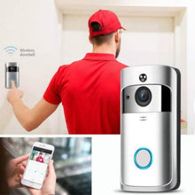 Load image into Gallery viewer, WiFi Wireless Video Doorbell Two-Way Talk Smart PIR Door Bell Security Camera HD