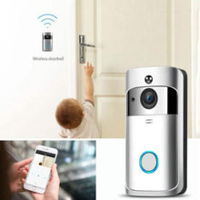 Load image into Gallery viewer, WiFi Wireless Video Doorbell Two-Way Talk Smart PIR Door Bell Security Camera HD