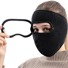Load image into Gallery viewer, Windproof Anti Dust Face Mask Cycling Ski Breathable Masks Fleece Face Shield Hood Caps with HD Goggles Cycling Cap Balaclava Skating Hat Motorbike Biker Racing Breather Mask Tactical Airsoft Cap Scarf Mask Ski Hat Spring Summer For Men Women