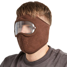 Load image into Gallery viewer, Windproof Anti Dust Face Mask Cycling Ski Breathable Masks Fleece Face Shield Hood Caps with HD Goggles Cycling Cap Balaclava Skating Hat Motorbike Biker Racing Breather Mask Tactical Airsoft Cap Scarf Mask Ski Hat Spring Summer For Men Women
