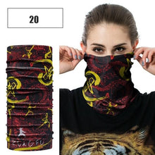 Load image into Gallery viewer, Windproof Head Scarves Neck Warmer Cycling Camping Hiking Men Women Fashion Magic Scarves Turban Outdoor Headband Bandanas Washable Cloth Bandanas Women Men Neck Gaiter Cover Turban Multipurpose Balaclava Elastic UV Face Shields for Women