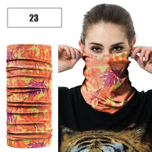 Load image into Gallery viewer, Windproof Head Scarves Neck Warmer Cycling Camping Hiking Men Women Fashion Magic Scarves Turban Outdoor Headband Bandanas Washable Cloth Bandanas Women Men Neck Gaiter Cover Turban Multipurpose Balaclava Elastic UV Face Shields for Women