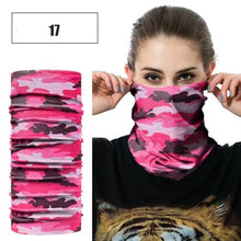 Load image into Gallery viewer, Windproof Head Scarves Neck Warmer Cycling Camping Hiking Men Women Fashion Magic Scarves Turban Outdoor Headband Bandanas Washable Cloth Bandanas Women Men Neck Gaiter Cover Turban Multipurpose Balaclava Elastic UV Face Shields for Women
