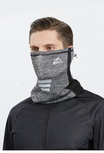 Load image into Gallery viewer, Windproof Warm Cycling Hiking Scarf Drawstring Skiing Snowboard Face Neck Gaiter Men Headband MTB Winter Bandana for Men Women Summer Cool Printed Half Mask Bandana Face Cover Neck Gaiter Bike Outdoor Sport Fishing Cycling Ski Hiking Tube Scarf Men Women