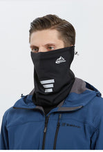 Load image into Gallery viewer, Windproof Warm Cycling Hiking Scarf Drawstring Skiing Snowboard Face Neck Gaiter Men Headband MTB Winter Bandana for Men Women Summer Cool Printed Half Mask Bandana Face Cover Neck Gaiter Bike Outdoor Sport Fishing Cycling Ski Hiking Tube Scarf Men Women