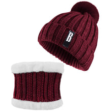 Load image into Gallery viewer, Winter Beanie Hat Scarf Set for Women