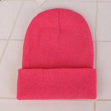 Load image into Gallery viewer, Winter Beanie Hats For Men And Women One Size Beanies Knitted Solid Cool Hat Girls Autumn Female Beanie Warm Comfortable Soft Casual Cap For Cold Weather