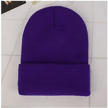 Load image into Gallery viewer, Winter Beanie Hats For Men And Women One Size Beanies Knitted Solid Cool Hat Girls Autumn Female Beanie Warm Comfortable Soft Casual Cap For Cold Weather