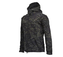 Load image into Gallery viewer, Winter Big Size Men Camouflage Jacket Soft Classic Design Unique Wind & Water-Resistant Jacket Tactical Jacket Men Waterproof Warm Windbreaker Clothing For Men Outdoor Camouflage Hooded Coat