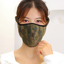 Load image into Gallery viewer, Winter Cycling Mask Unisex Fleece Thermal Warm Windproof Half Face Mask Balaclava Outdoor Sport Fishing Skiing Mask Half Mask Balaclava Ski Mask with Adjustable Windproof Cap Headwear Balaclava Half Face Mask Windproof Men Women